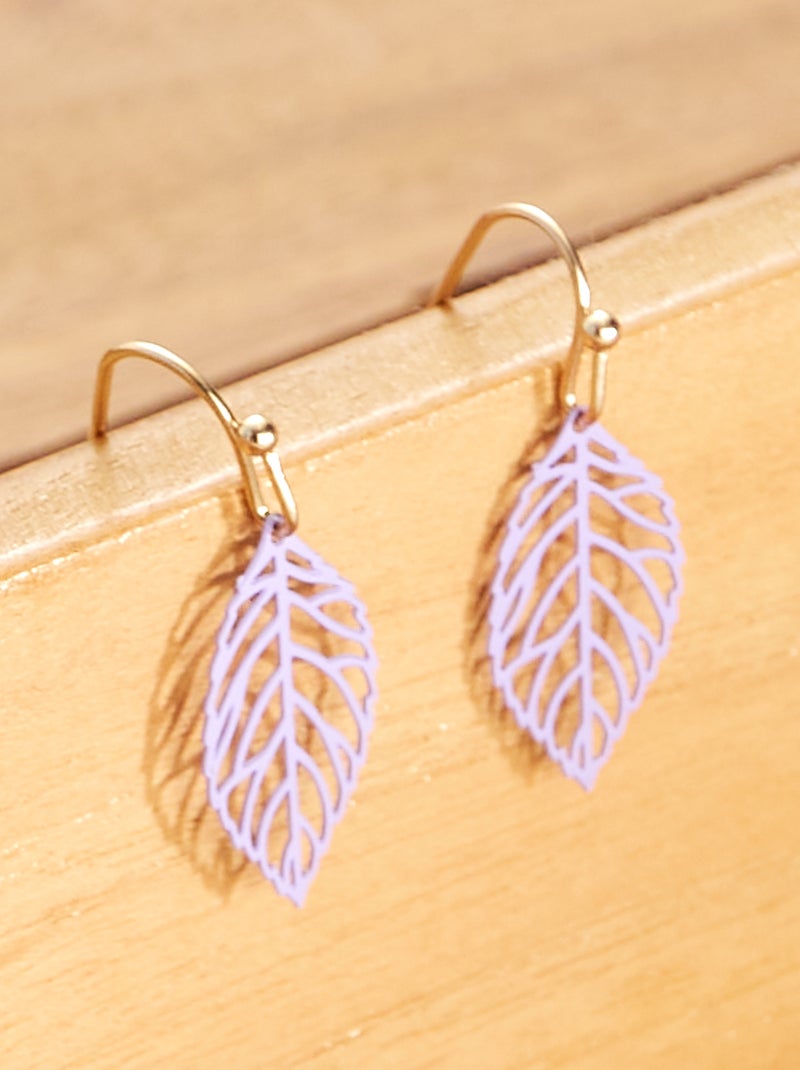 Lot de 3 paires de boucles d'oreilles multicolore - Kiabi