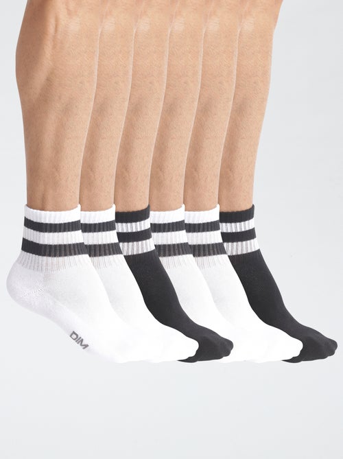 Lot de 3 paires de chaussette 'DIM' en coton - Kiabi