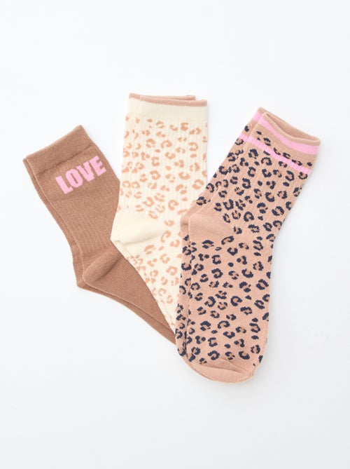 Lot de 3 paires de chaussette - Kiabi