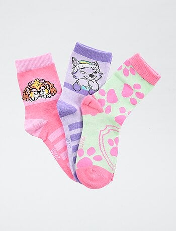 Lot de 3 paires de chaussette 'Pat patrouille' en coton