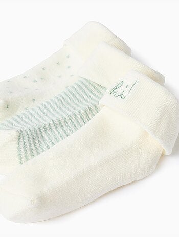 Lot de 3 paires de chaussettes à tige pliée