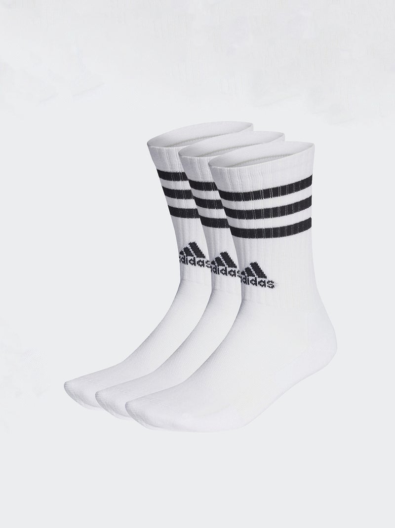 Lot de 3 paires de chaussettes 'adidas' blanc - Kiabi