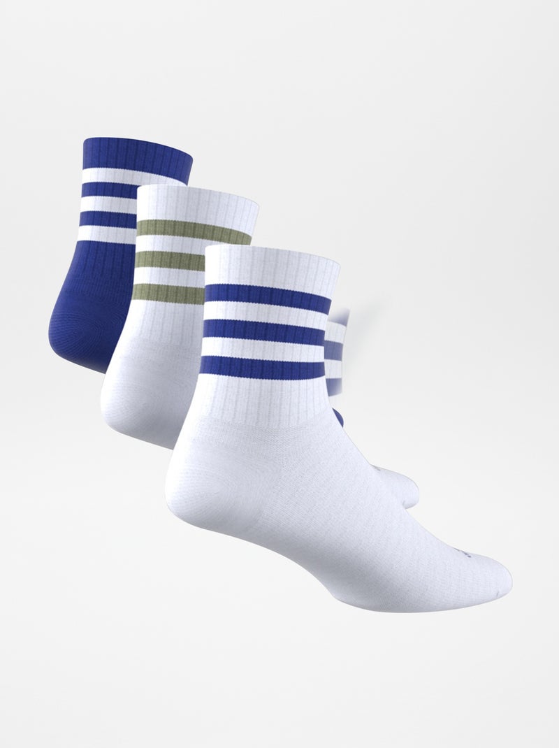Lot de 3 paires de chaussettes 'adidas' Bleu - Kiabi