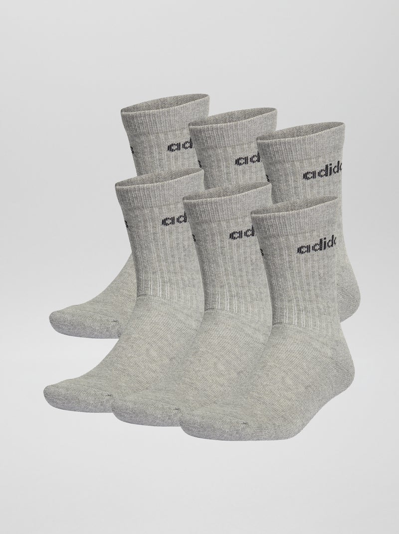 Lot de 3 paires de chaussettes 'adidas' Gris - Kiabi
