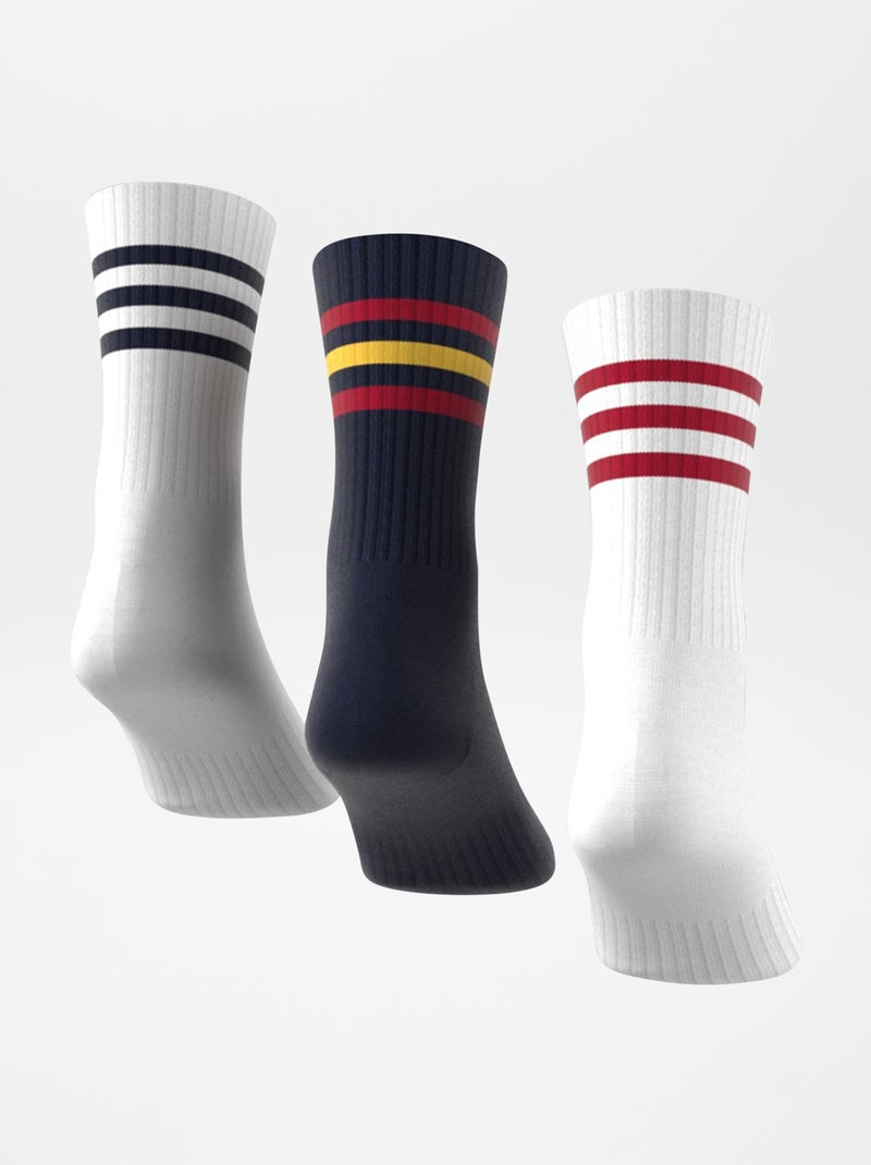Lot de 3 paires de chaussettes 'adidas' Noir - Kiabi