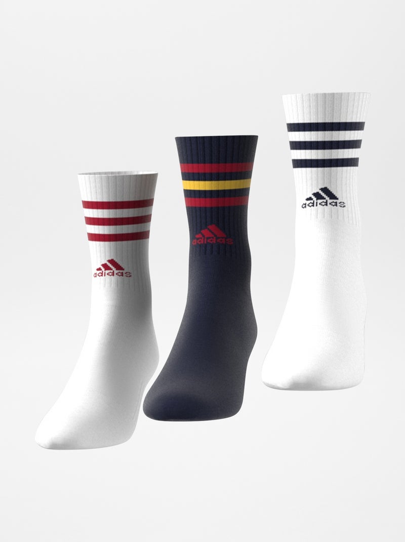 Lot de 3 paires de chaussettes 'adidas' Noir - Kiabi