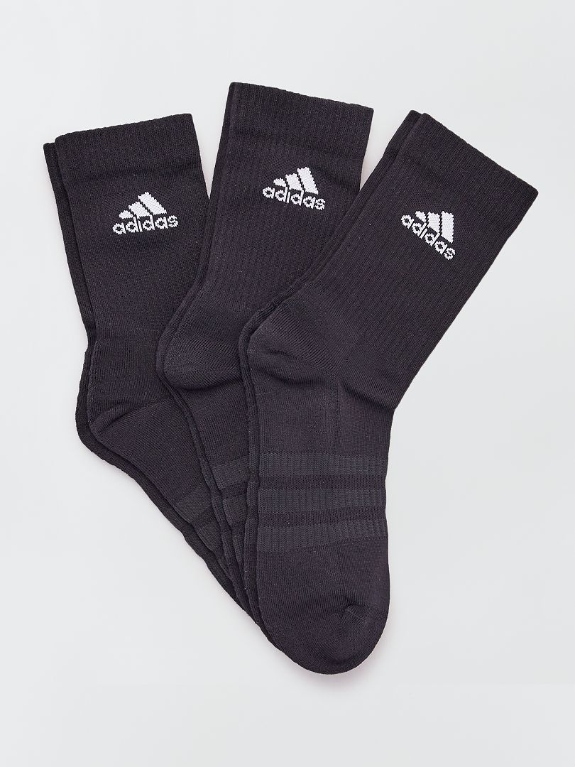 Lot de 3 paires de chaussettes 'adidas' noir - Kiabi