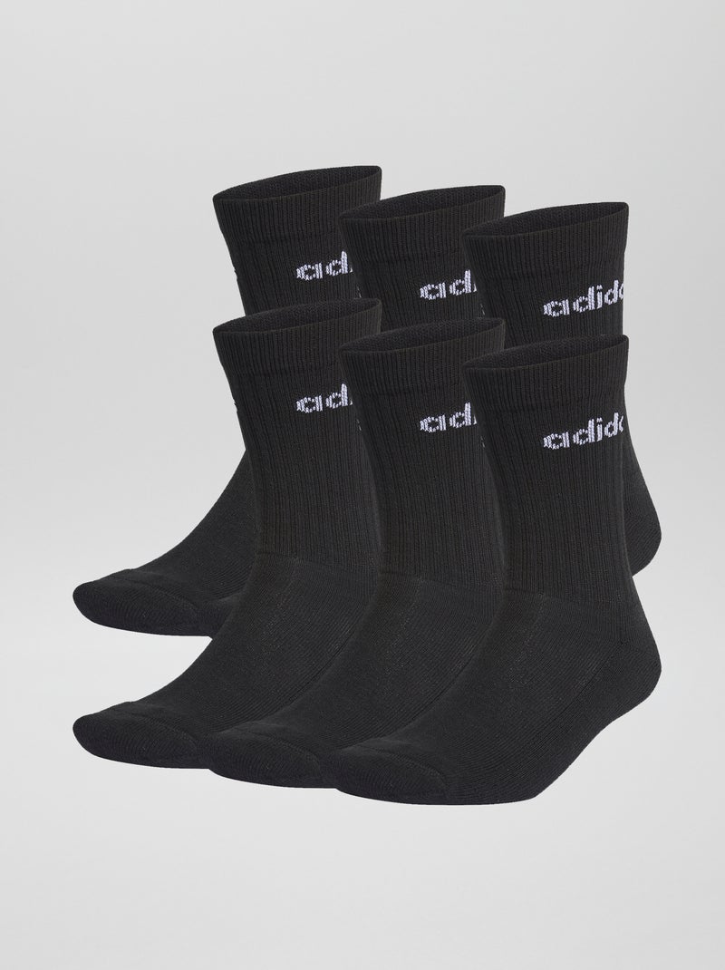Lot de 3 paires de chaussettes 'adidas' Noir - Kiabi