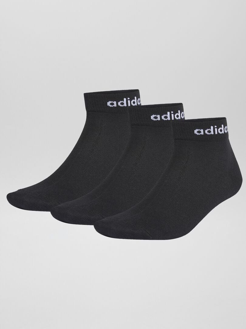 Lot de 3 paires de chaussettes 'adidas' Noir - Kiabi