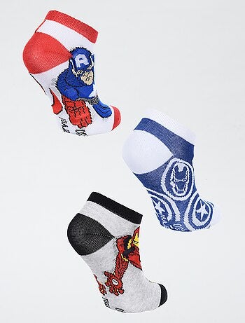 Lot de 3 paires de chaussettes 'Avengers' 'Marvel