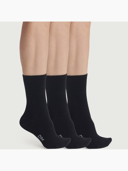 Lot de 3 paires de chaussettes Basic Coton - Kiabi
