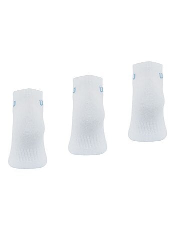 LOT DE 3 PAIRES DE CHAUSSETTES BASSES WILSON NOIR