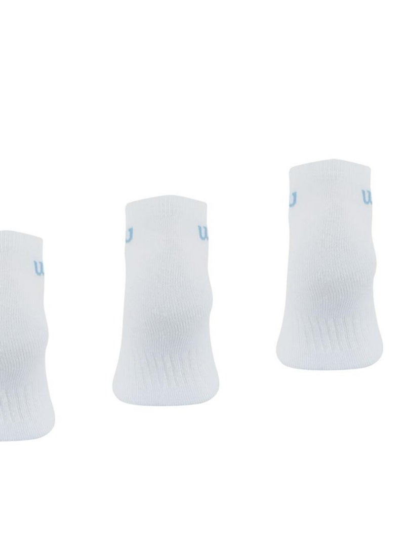 LOT DE 3 PAIRES DE CHAUSSETTES BASSES WILSON BLANC Blanc - Kiabi