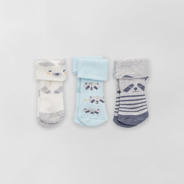 Lot De 3 Paires De Chaussettes Bebe Garcon Bleu Kiabi 4 00