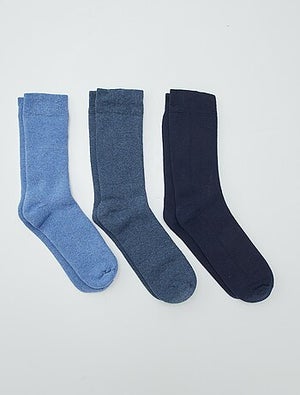 Sans Couleur HOMME Lot De 5 Paires De Chaussettes Courtes En Coton Pour Homme 32