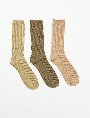 Lot de 3 paires de chaussettes chaudes