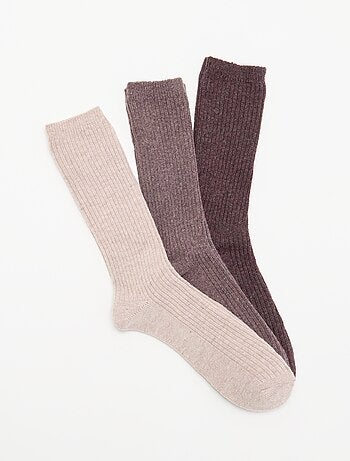 Lot de 3 paires de chaussettes chaudes