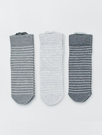 Lot de 3 paires de chaussettes 'coeur'