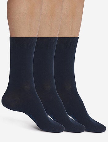 Lot de 3 paires de chaussettes Coton