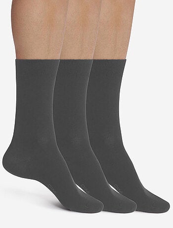 Lot de 3 paires de chaussettes Coton