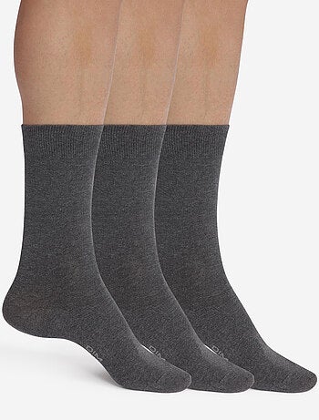 Lot de 3 paires de chaussettes Coton