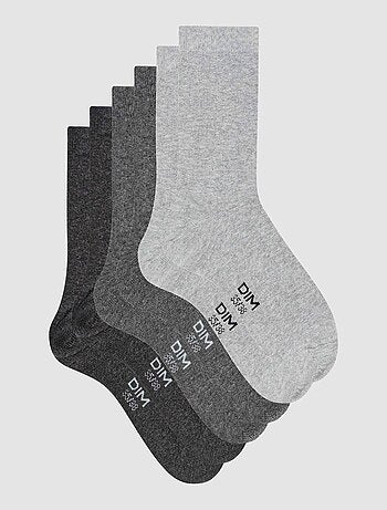 Lot de 3 paires de chaussettes Basic Coton