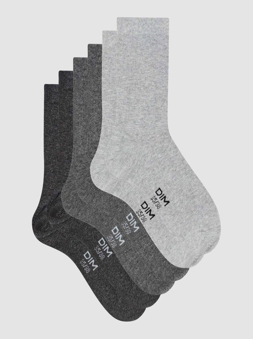 Lot de 3 paires de chaussettes Coton - Kiabi