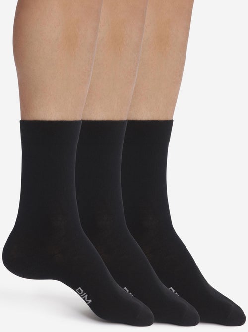 Lot de 3 paires de chaussettes Coton - Kiabi