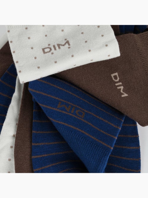 Lot de 3 Paires de Chaussettes Coton Style - Kiabi