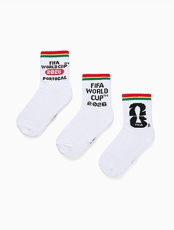 Lot de 3 paires de chaussettes coupe du monde de la fifa 2026