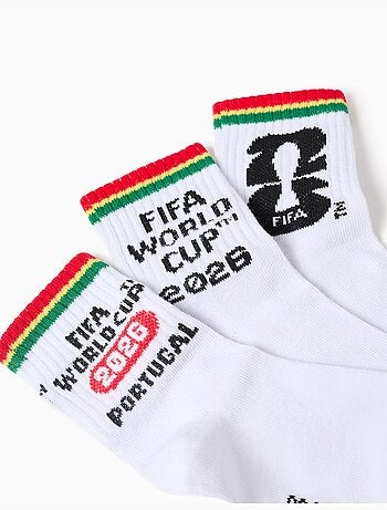 Lot de 3 paires de chaussettes coupe du monde de la fifa 2026
