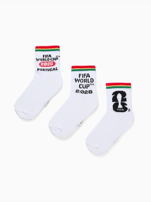 Lot de 3 paires de chaussettes Coupe du Monde de la FIFA 2026 - Kiabi