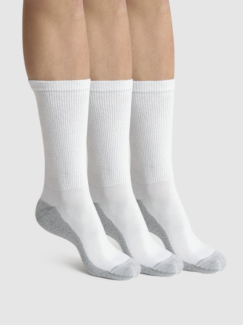 Lot de 3 paires de chaussettes de sport 'DIM' Blanc - Kiabi