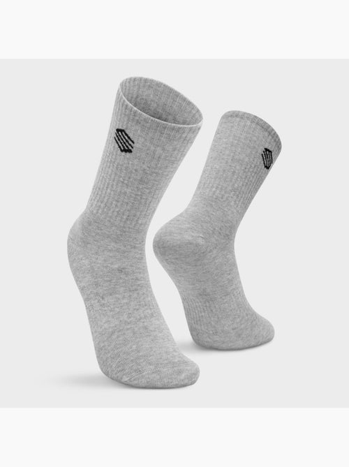 Lot de 3 paires de chaussettes de sport lifestyle homme et femme step - Kiabi