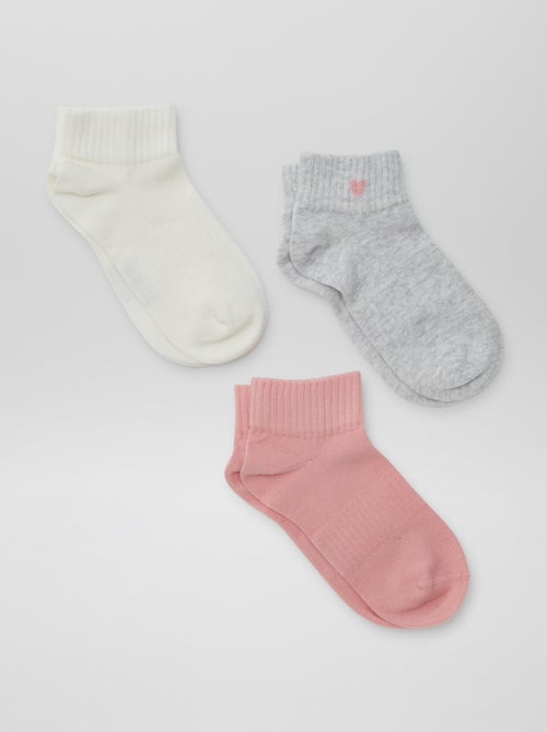 Lot de 3 paires de chaussettes de sport - Kiabi