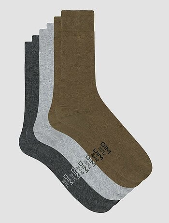 Lot de 3 paires de chaussettes 'Dim' - Kiabi