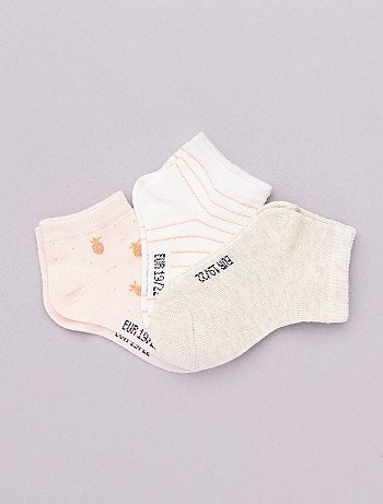 Lot de 3 paires de chaussettes 'éco-conception'