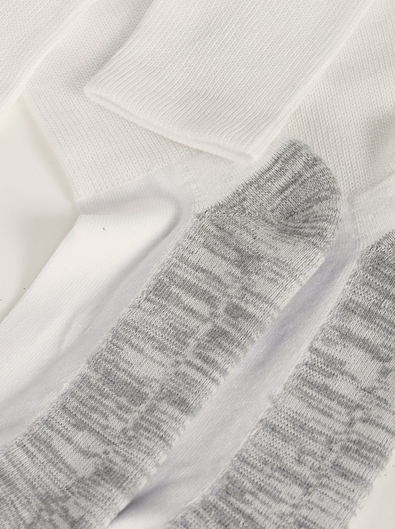 Lot de 3 paires de chaussettes EcoDim Sport Blanc - Kiabi