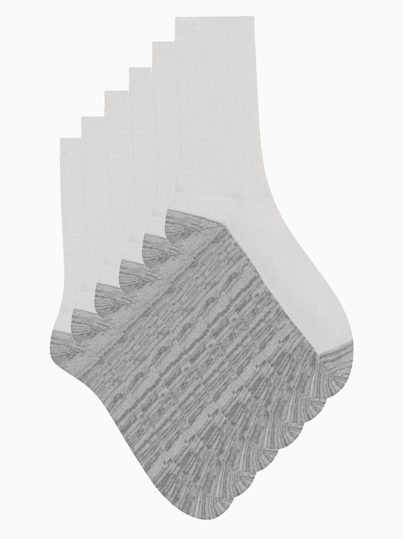 Lot de 3 paires de chaussettes EcoDim Sport Blanc - Kiabi