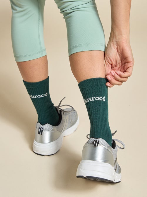 Lot de 3 paires de chaussettes (ekstract) anti-dérapantes en coton - Kiabi