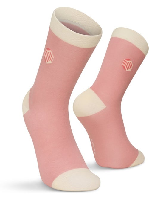 Lot de 3 paires de chaussettes en coton lifestyle homme et femme monogram - Kiabi Lot de 3 paires de chaussettes en coton lifestyle homme et femme monogram - Kiabi