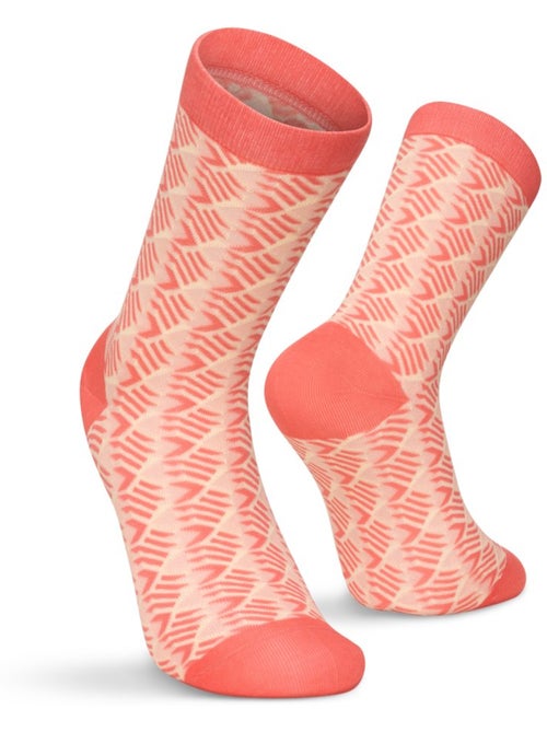 Lot de 3 paires de chaussettes en coton lifestyle homme et femme monogram - Kiabi Lot de 3 paires de chaussettes en coton lifestyle homme et femme monogram - Kiabi