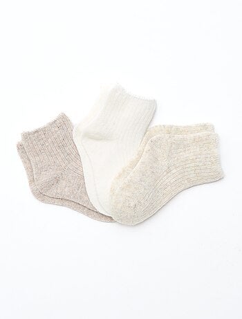 Lot de 3 paires de chaussettes en laine