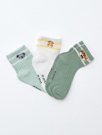 Lot de 3 paires de chaussettes en maille stretch