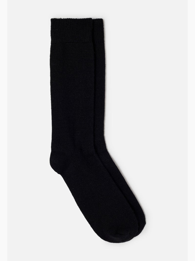 Lot de 3 paires de chaussettes épaisses mixtes Thermolactyl - Damart Marron - Kiabi