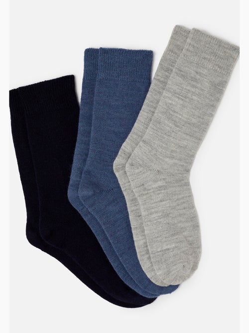 Lot de 3 paires de chaussettes épaisses thermolactyl - damart - Kiabi
