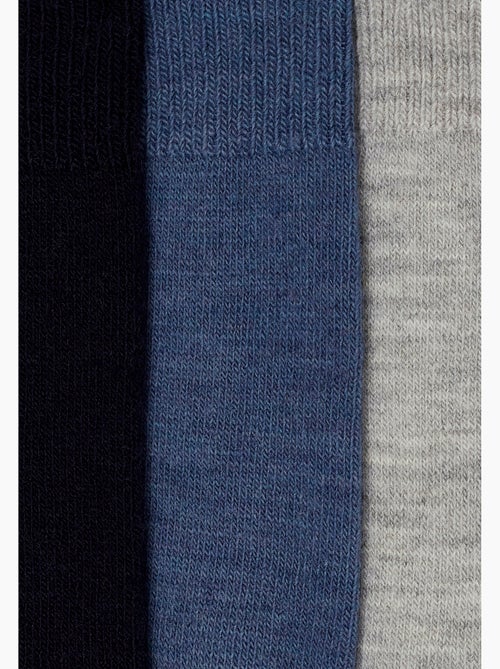 Lot de 3 paires de chaussettes épaisses thermolactyl - damart - Kiabi