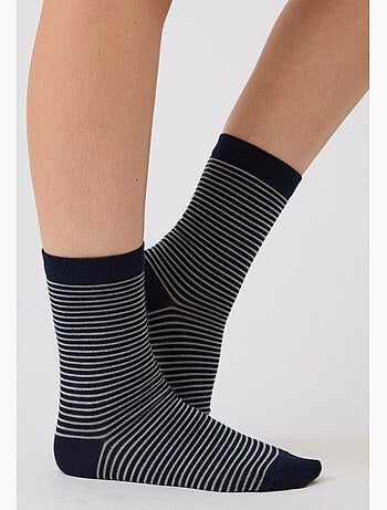 Lot de 3 paires de chaussettes fantaisie thermolactyl - damart