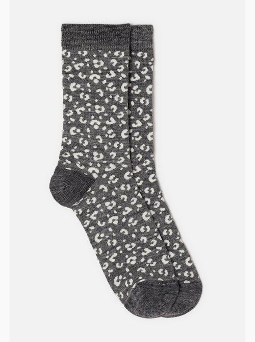 Lot de 3 paires de chaussettes fantaisie thermolactyl - damart - Kiabi Lot de 3 paires de chaussettes fantaisie thermolactyl - damart - Kiabi