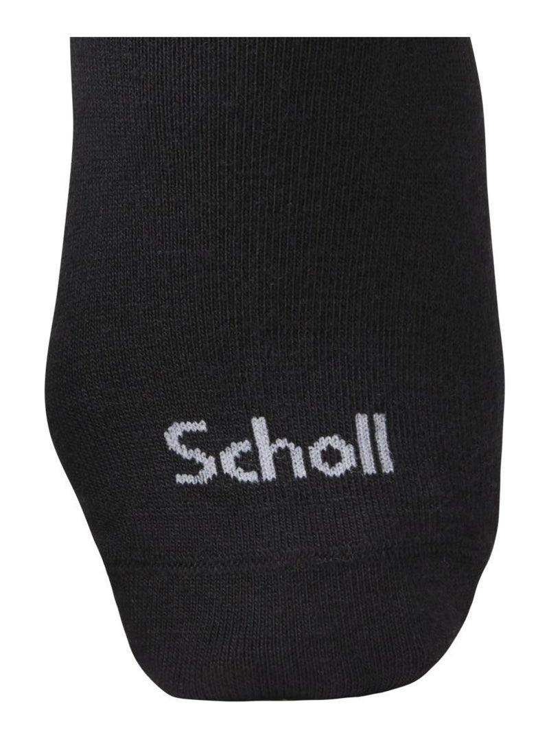 Lot de 3 Paires de Chaussettes femme Warm demi bouclette Scholl Noir - Kiabi